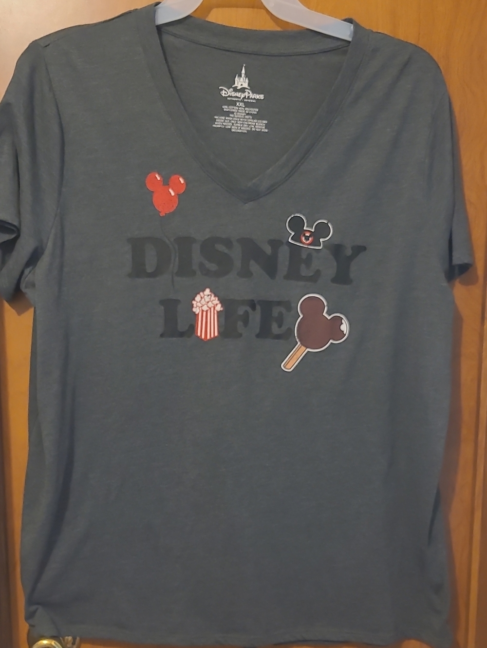 Disney Gray "Disney Life" Tee